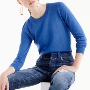 J. Crew Royal Blue Merino Wool Sweater